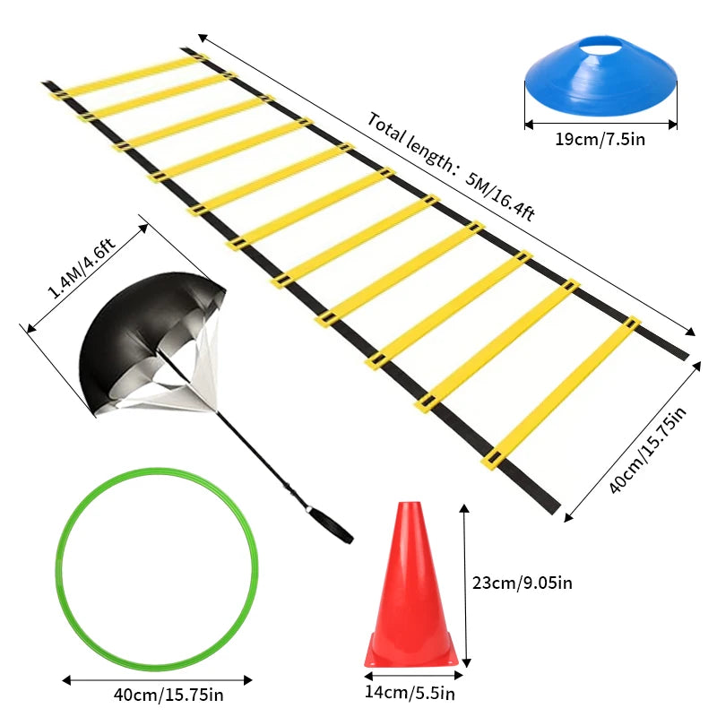 Soccer Agility Ladder Training Set