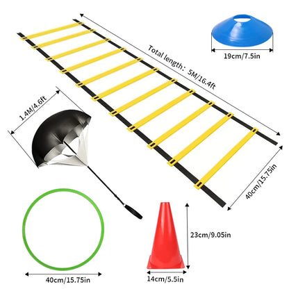 Soccer Agility Ladder Training Set