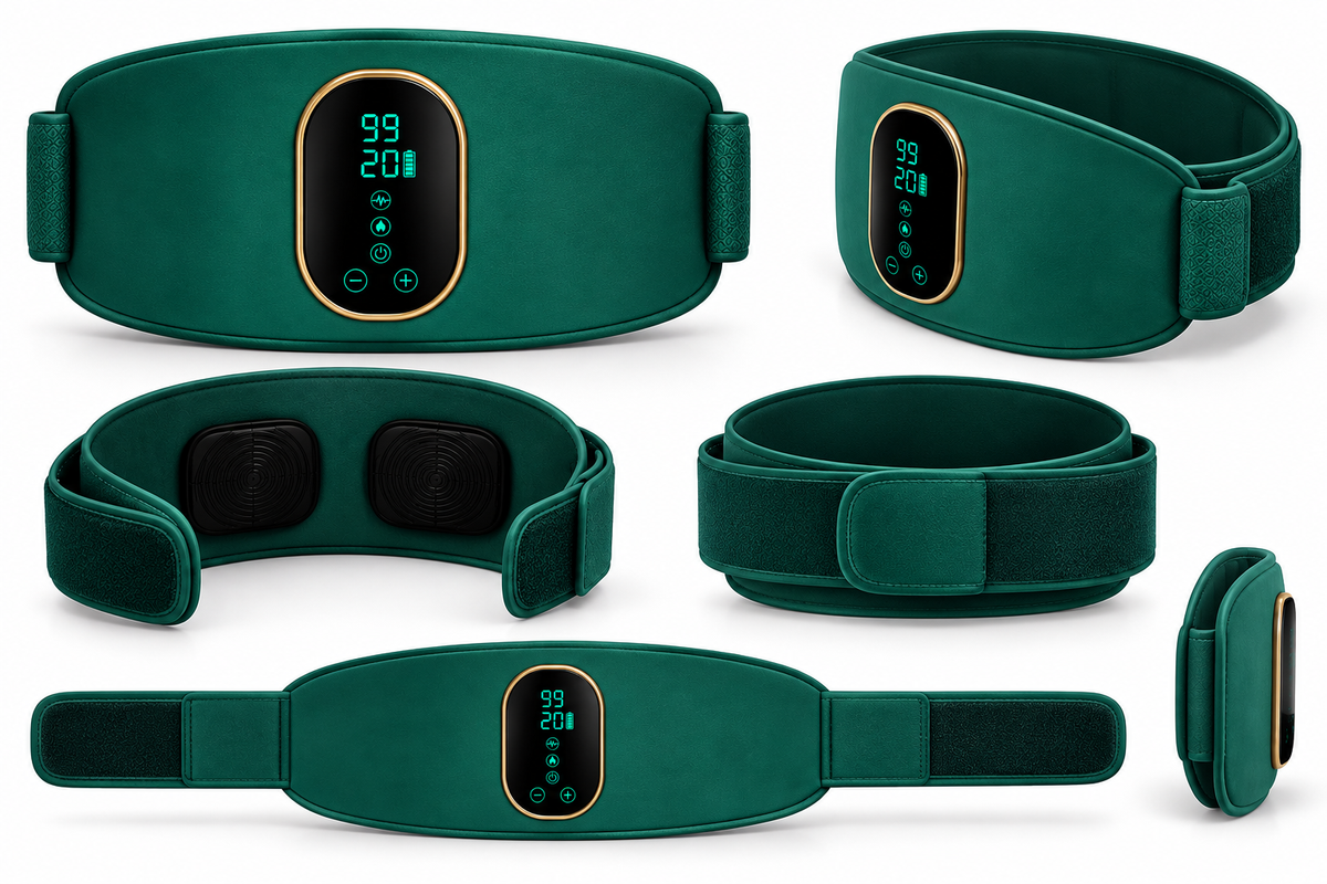 VYRA™ EMS Waist Belt with Vibration & Heat Therapy